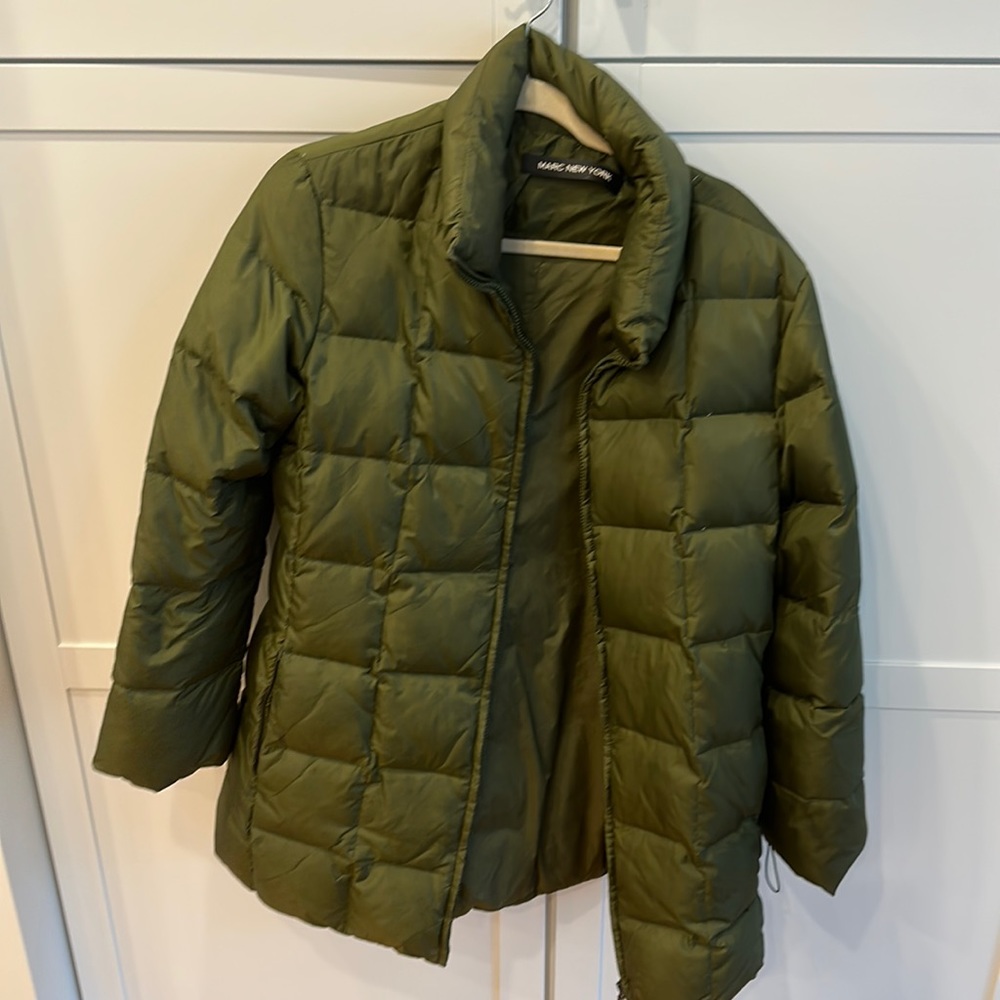 MARC New York sz M olive green puffer jacket